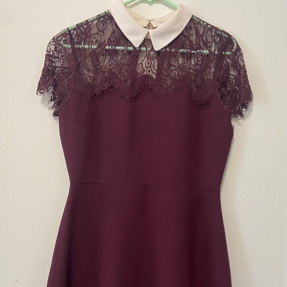 Maison Jules Plum/Purple Lace Dress